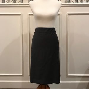Ann Taylor grey wool blend pencil skirt size 14