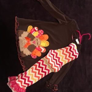 Thanksgiving themed girl set