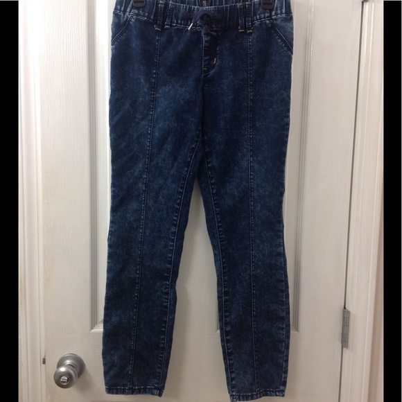 Selena, Stretchy Waist Juniors Dark Jeans - Picture 2 of 4