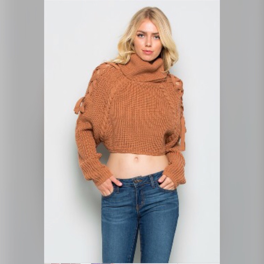 Vera Moda Tie Sleeve Sweater