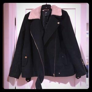 Chic Black Moto Jacket
