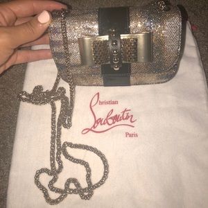 CHRISTIAN Louboutin METALLIC CLUTCH!