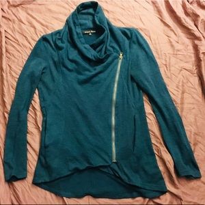 Asymmetrical Zip Cardigan