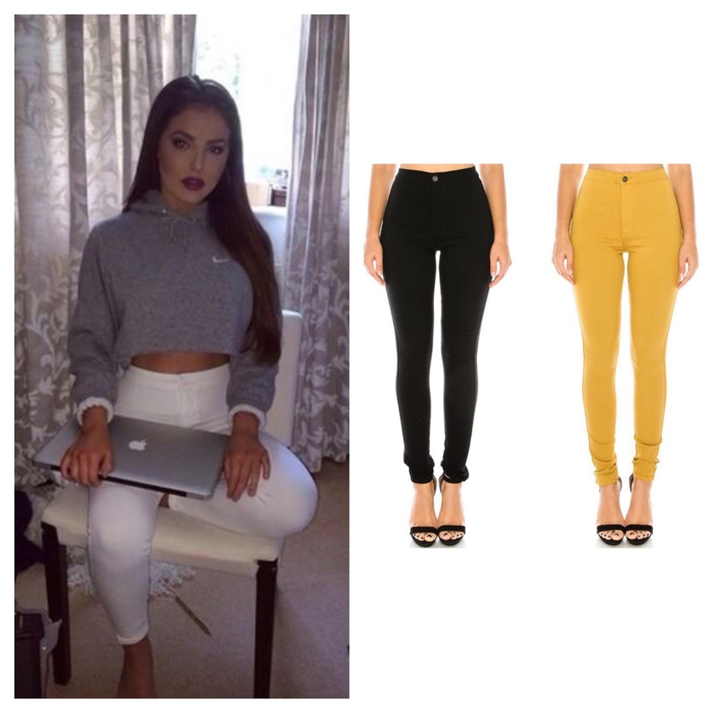 Super stretchy high waist pants new fitted