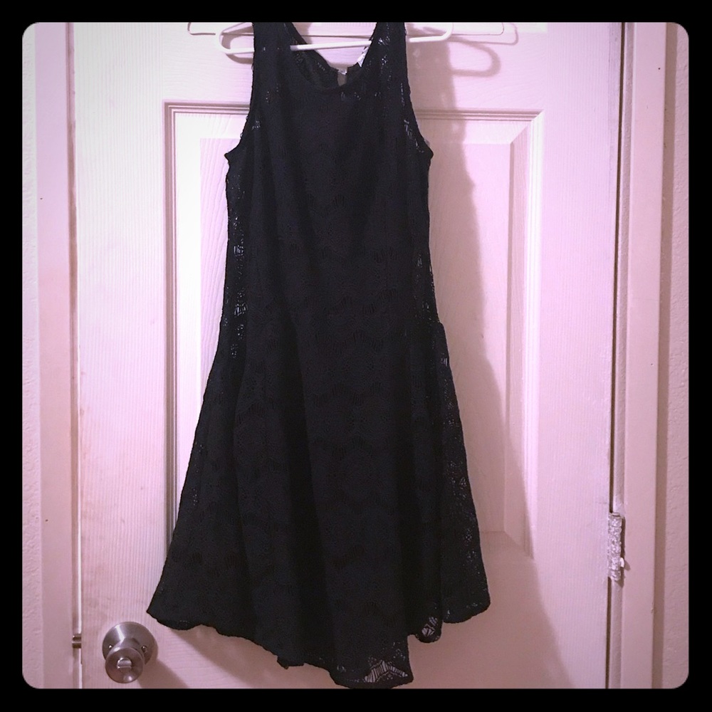 Black Lace Charlotte Russe Dress