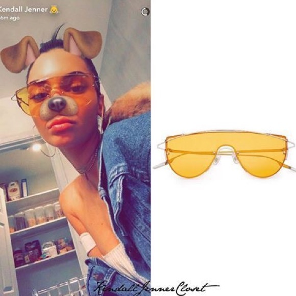 NWT - Orange Tinted Aviator Street-style Sunnies - Picture 3 of 8