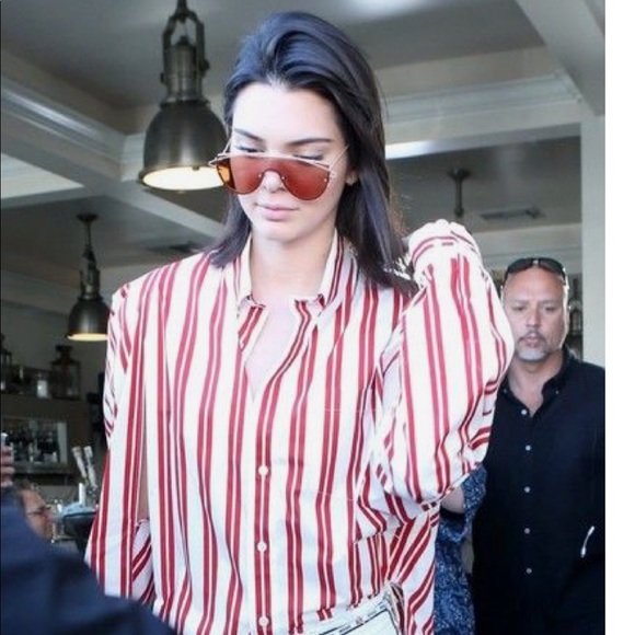 NWT - Orange Tinted Aviator Street-style Sunnies - Picture 8 of 8