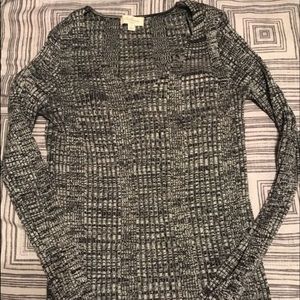 Grey black cardigan