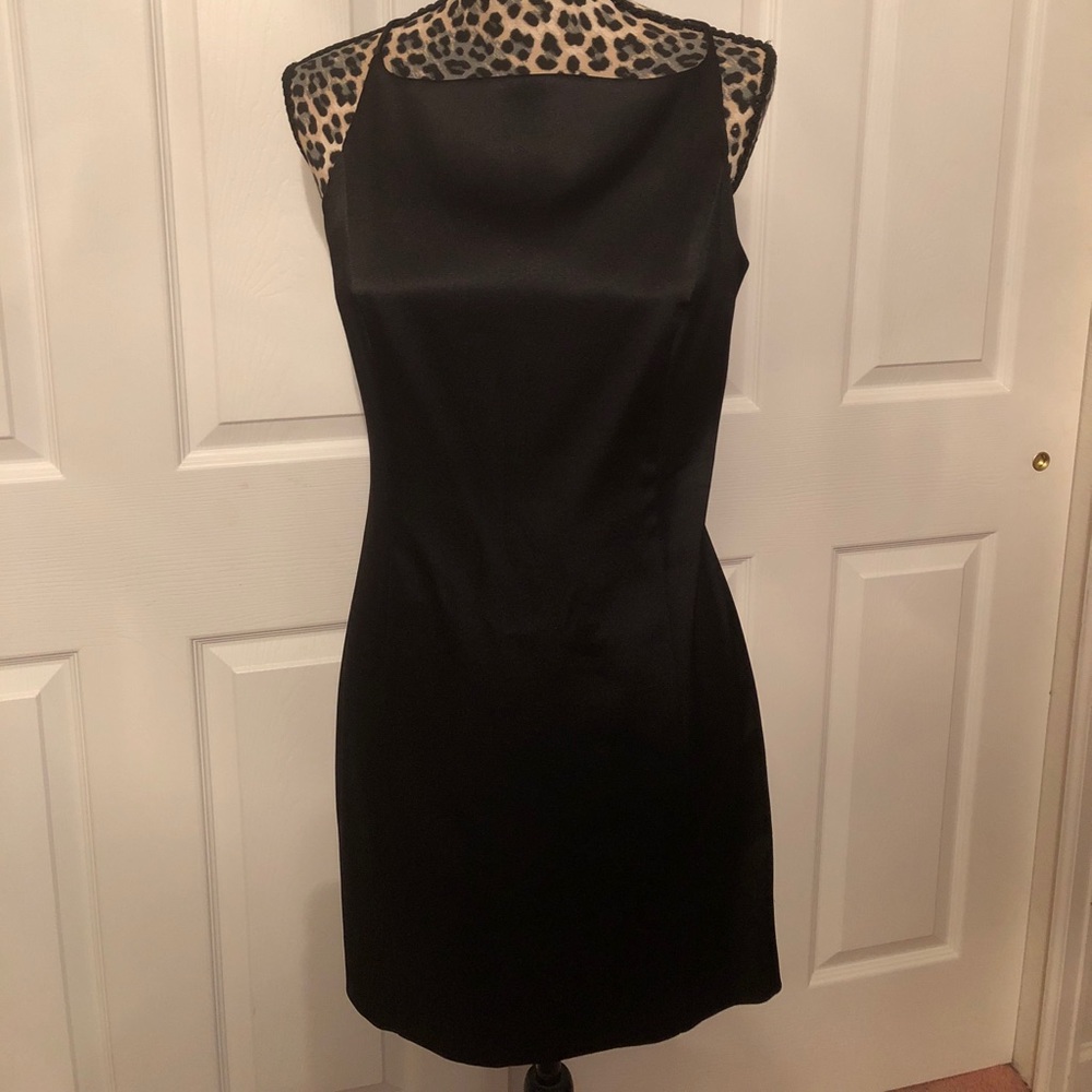 Black cocktail dress