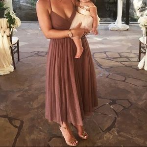 asos pinny extreme tulle mesh midi dress