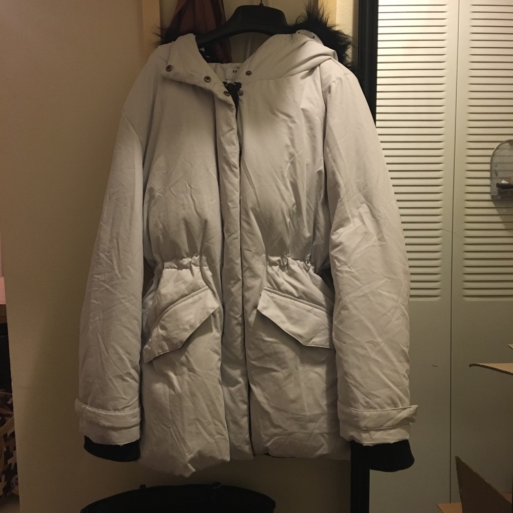 DKNY Winter Coat White Brand New