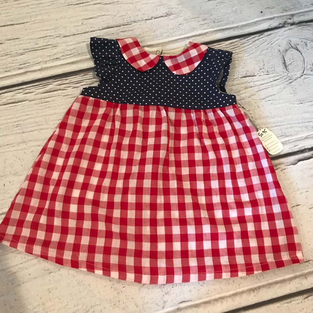 NWT Handmade Patriotic Dress