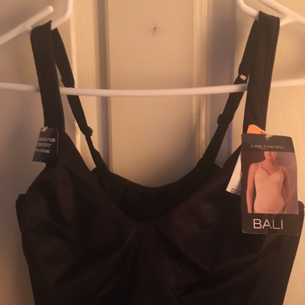 Black underwire camisole never worn.