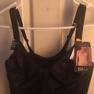 Black underwire camisole never worn.