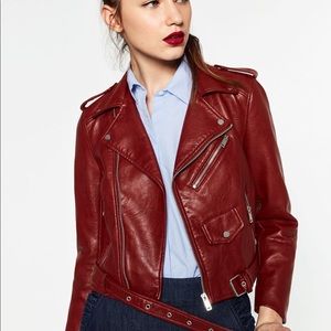 Zara Leather Effect Jacket