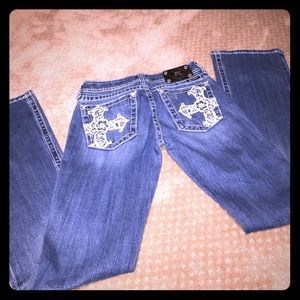 Cute Miss Me Boot Cut Jeans