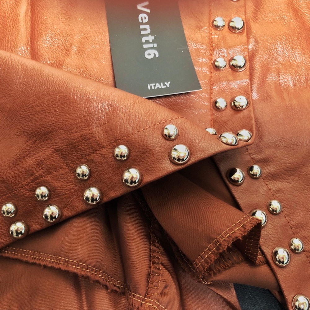 NWT Vegan Studded Mini Skirt! - Picture 3 of 3