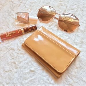 Caramel Tri-Fold HOBO Wallet