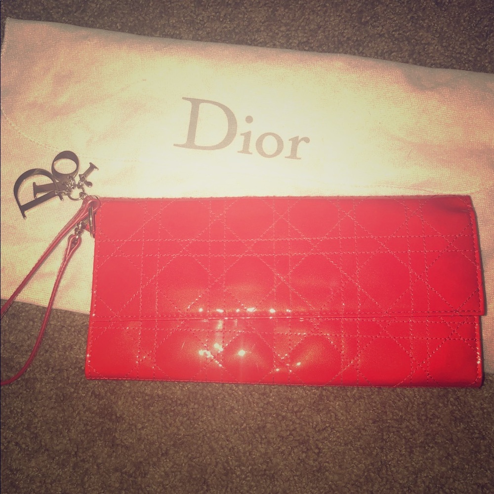 CHRISTIAN DIOR Wallet/Wrist Clutch
