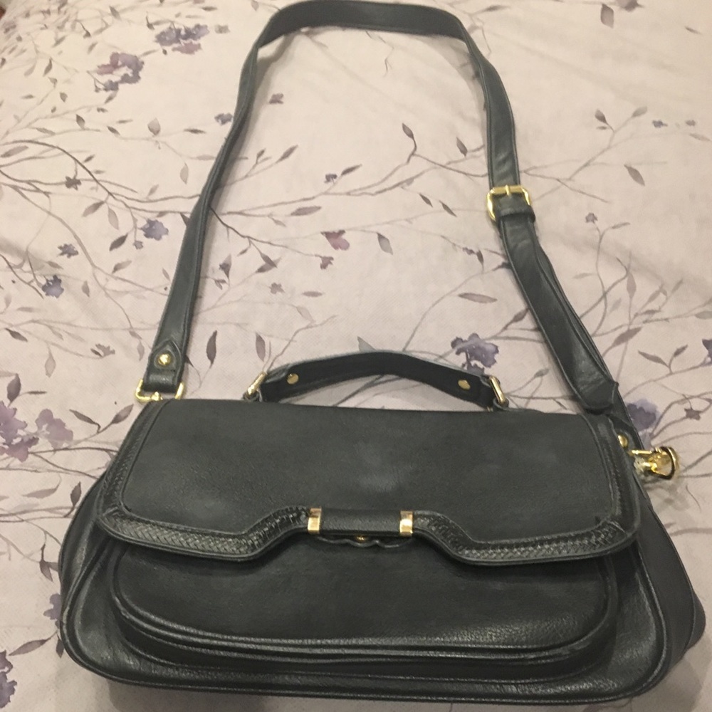 Marc B black small satchel purse
