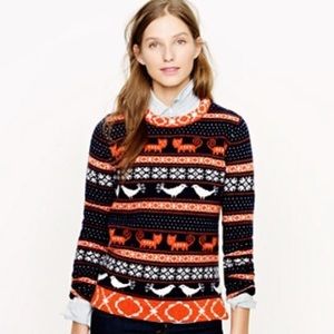 JCrew Farmyard Fair Isle Sweater