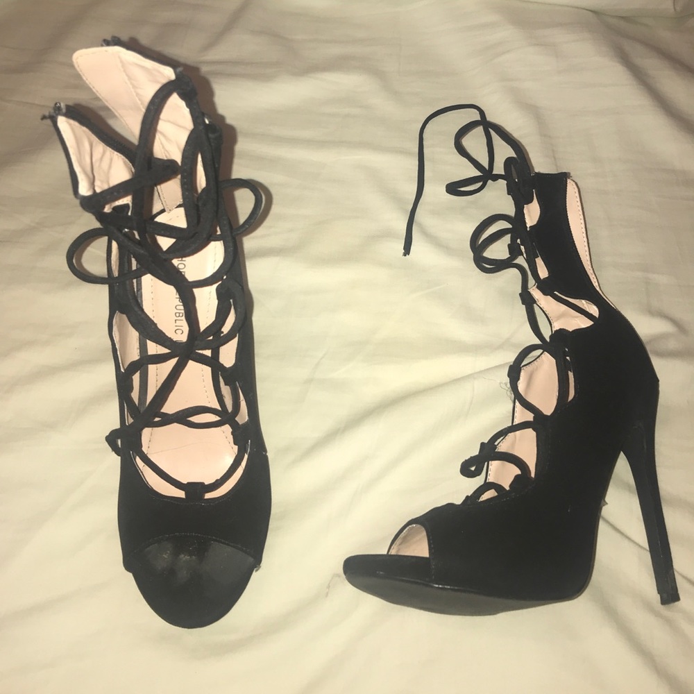 Black heels