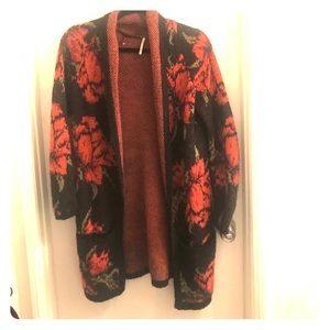 Free People Floral Sweater