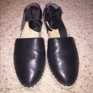 Leather Espadrilles