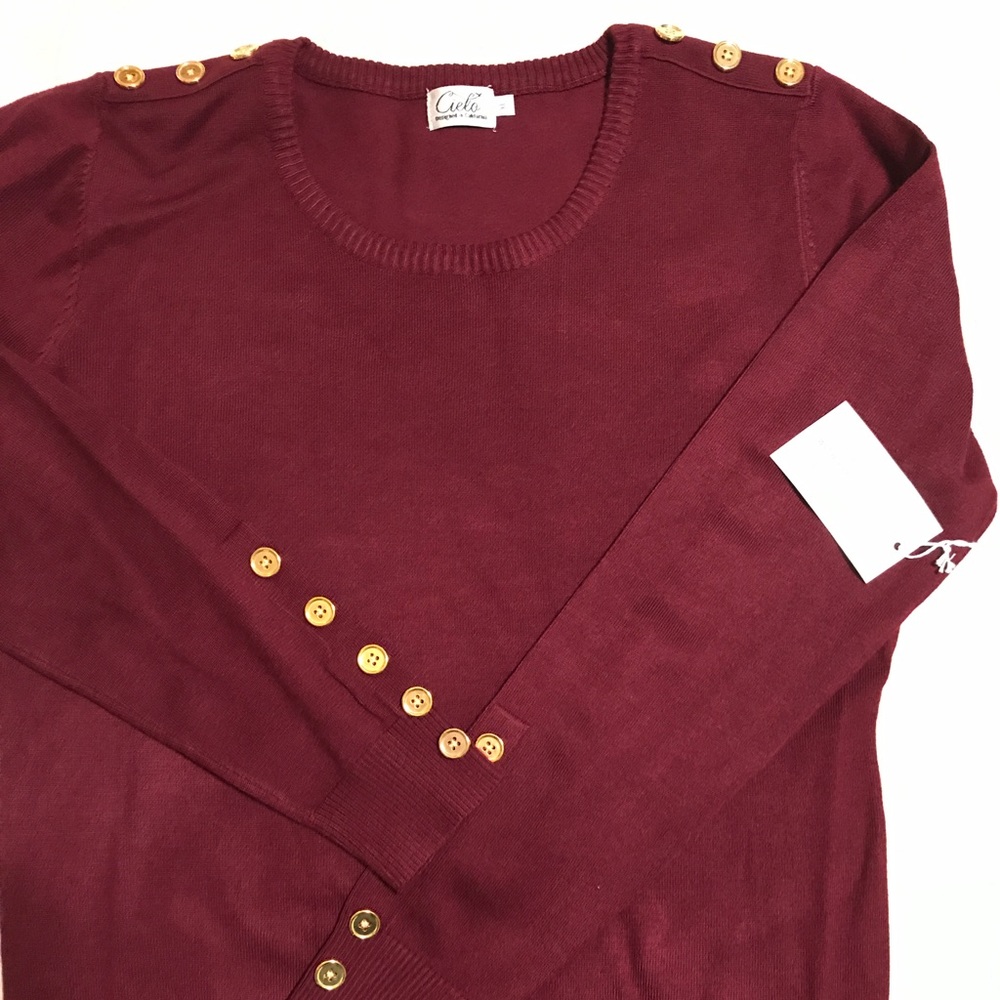 Maroon sweater! XL NWT