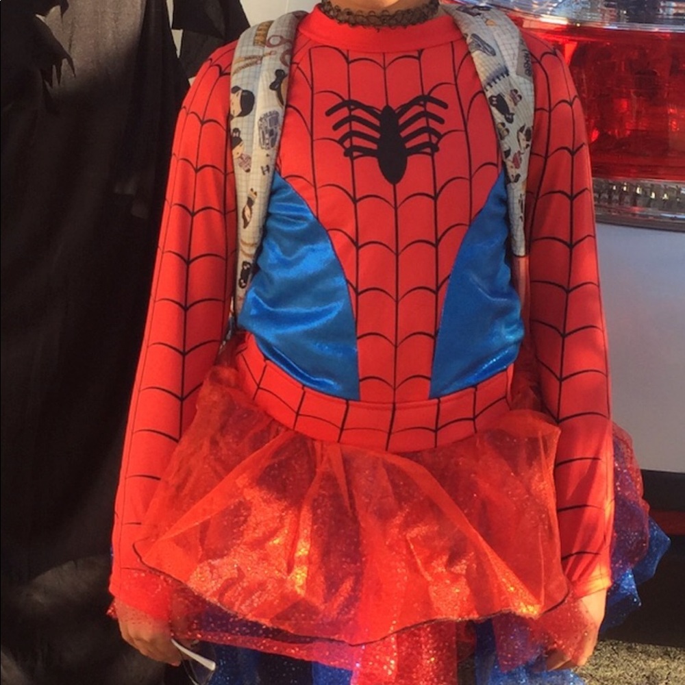 Spider girl tutu Halloween costume size 8/10