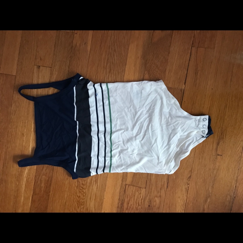 NWT American eagle striped bodysuit xs