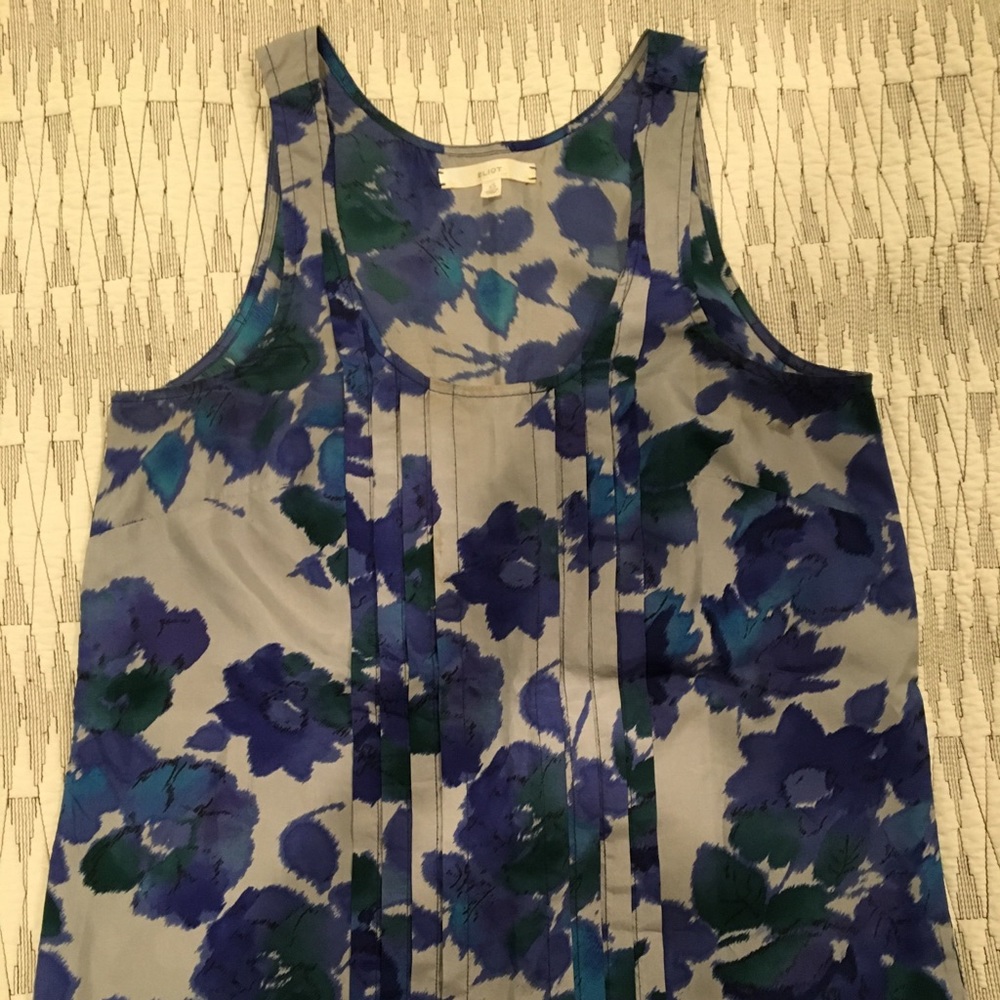 Madewell Silk tank top - pretty floral print