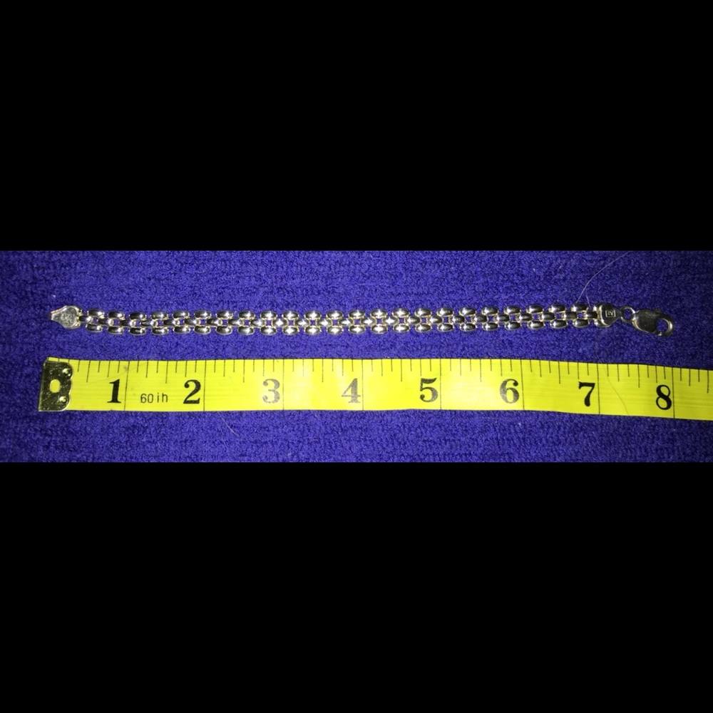 🔥FINAL SALE🔥 .925 Cable Bracelet 8” SS