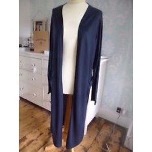 H&M maxi cardigan navy blue