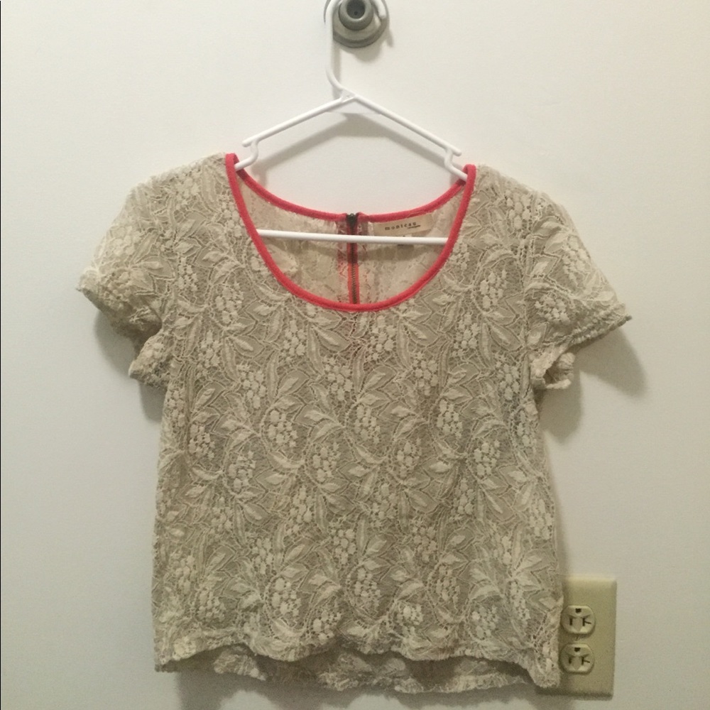 Floral lacy shirt