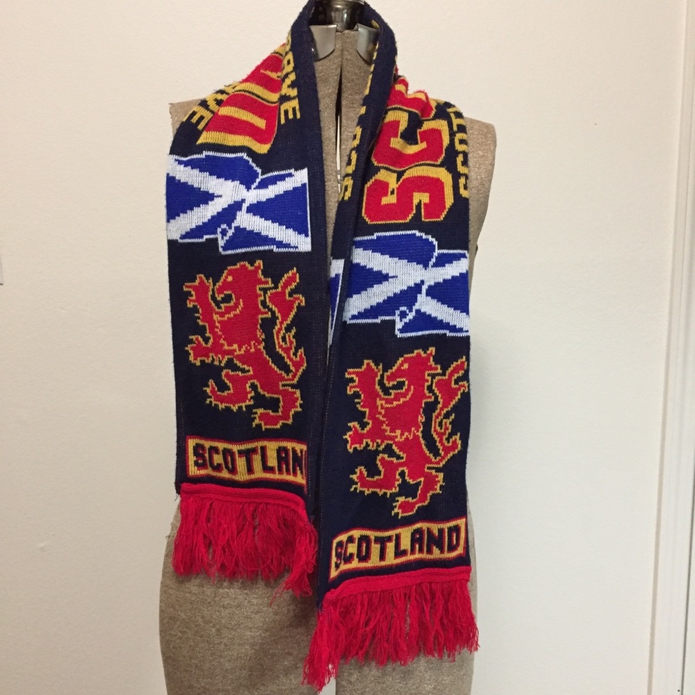 Scotland knit scarf