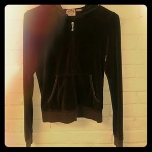 Velour zip up