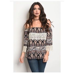 🎉now available 🎉 long sleeve off the shoulder