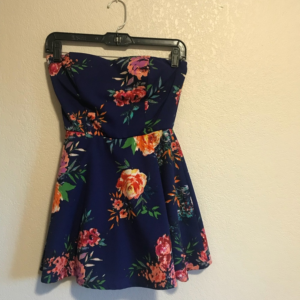 Blue Floral Dress