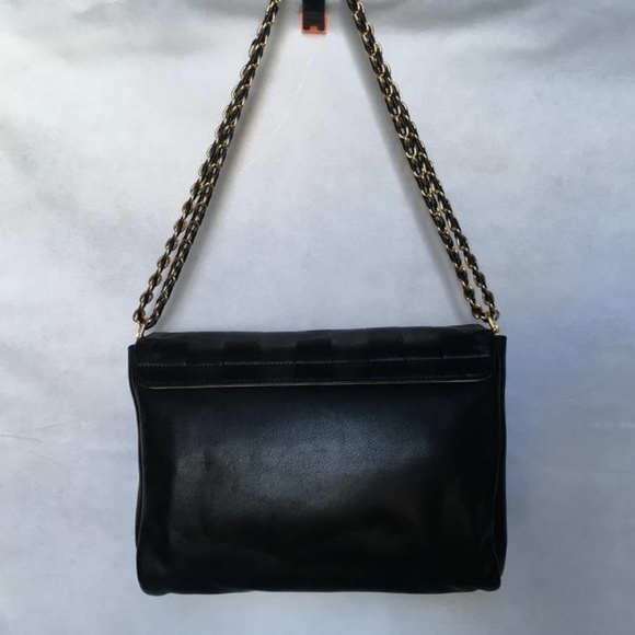 Auth. FENDI Pequin Tonal Stripe Shoulder Bag - Picture 4 of 8