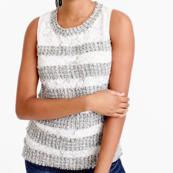 J. Crew sleeveless blouse Black Label - Picture 1 of 7