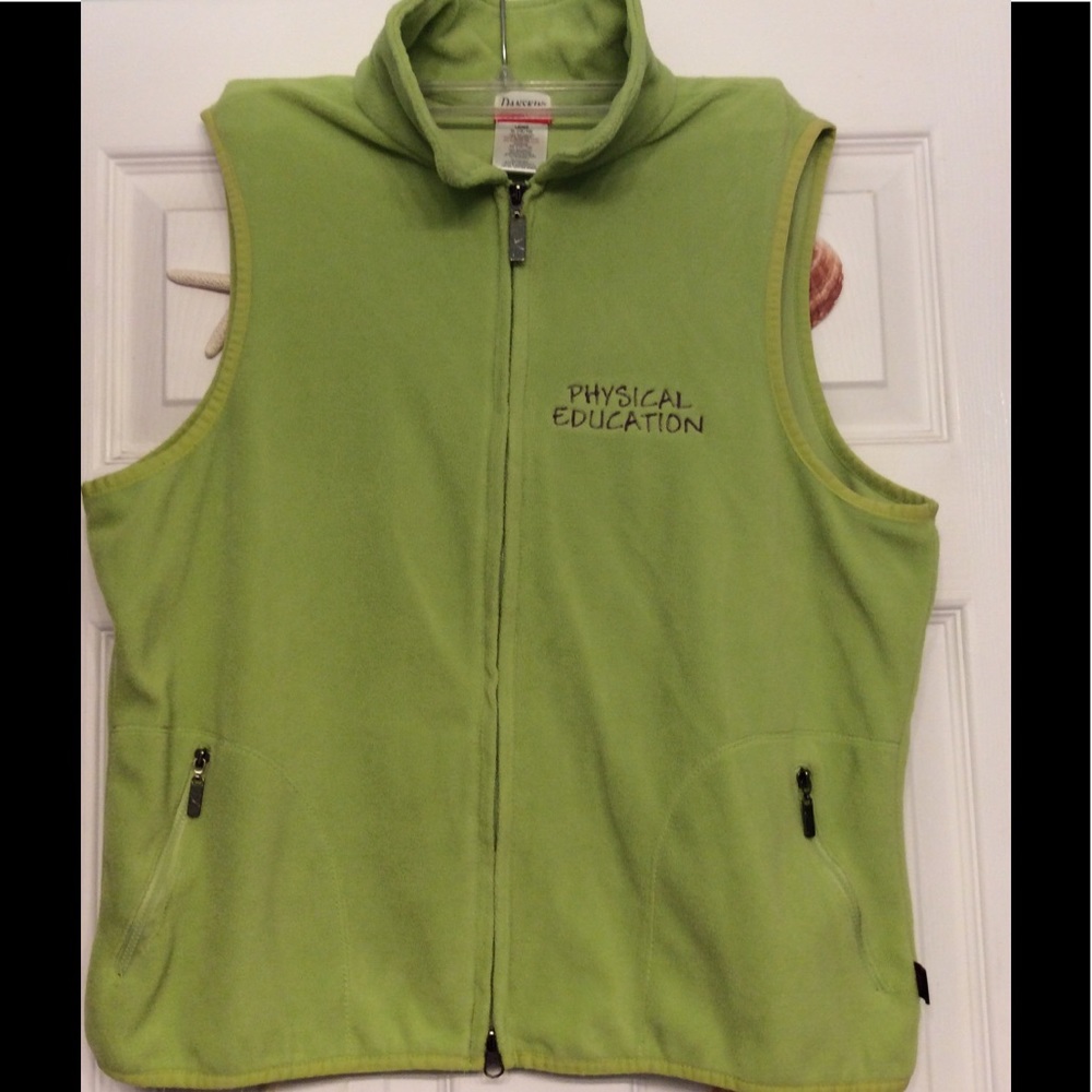 Danskin Fleece Vest-Physical Education, size XL