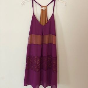 Beautiful purple and gold dress
