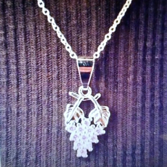 🍇 Grapes Pendant & 925 Chain Necklace - Picture 3 of 5