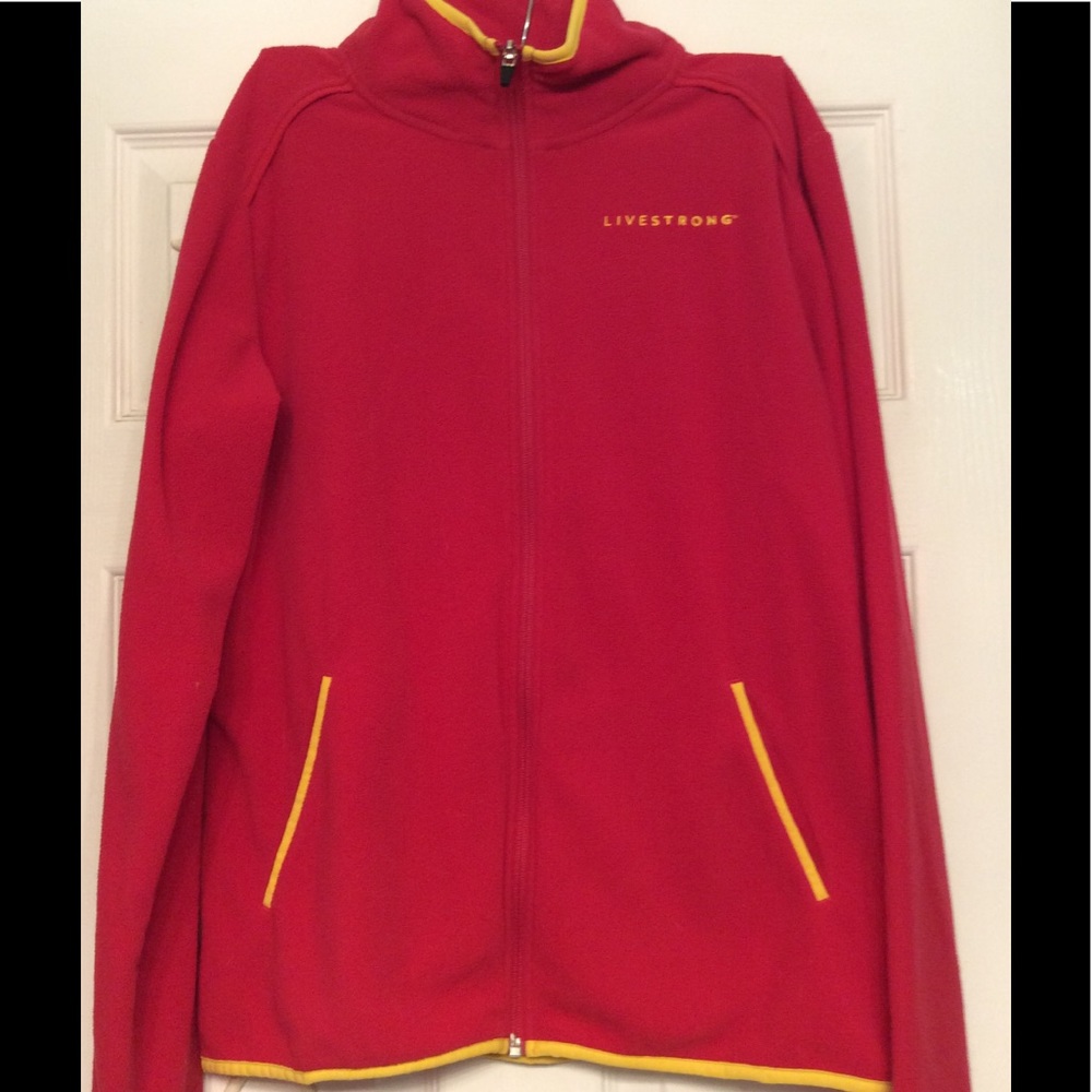 Nike Livestrong Fleece Jacket, Size Large