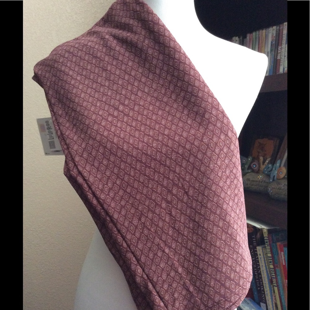 Mauve XL LuLaRoe Cassie skirt NWT