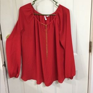 Red top with chain, accepting offers donating soon