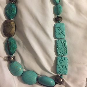 Silpada turquoise and silver necklace