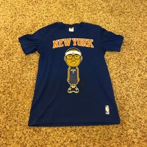 Adidas Carmelo Anthony New York Knicks shirt.