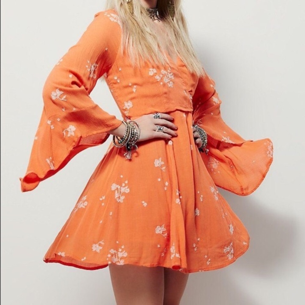 Free people jasmine embroidered dress